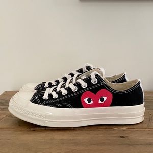 Like New Converse PLAY Comme des Garcons Size 7